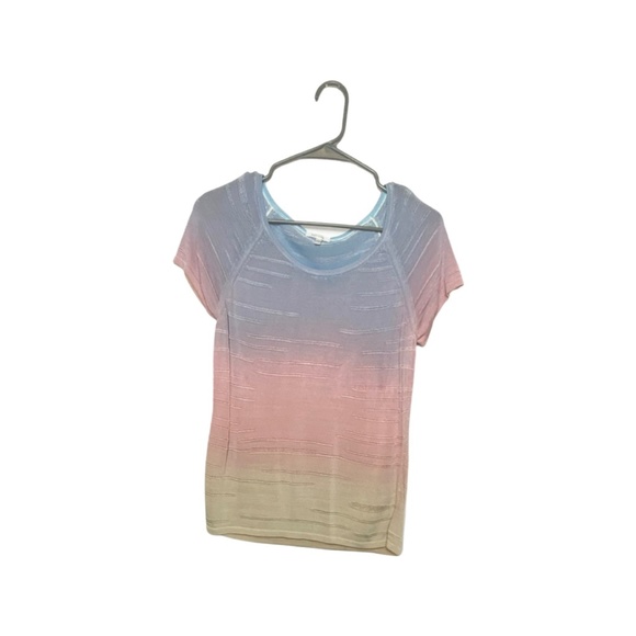 Escada Tops - Escada Scoop Neck Italy Sunset Tee Size 44/L